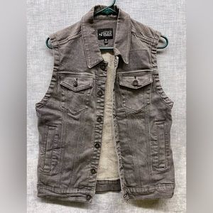 RUDE Jean Denim Vest Men’s Medium Gray Hot Topic